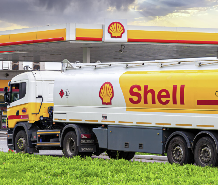 Vrachtwagen Shell